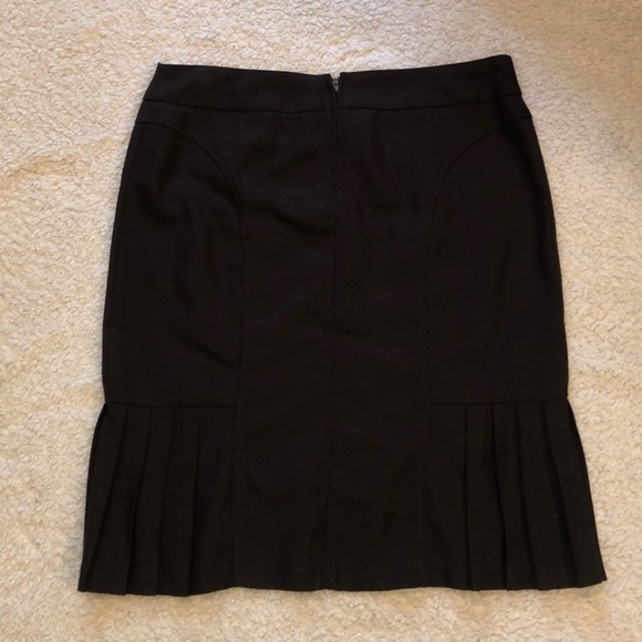 Ruffle Side Skirt Sexy Dark Brown Size 14 - Picture 5 of 7